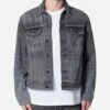 MNML Flat Studded Trucker Jacket Black -Culture Kings Shop 02050754 YB001 mens 0010