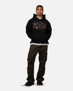 Hypland X Attack On Titan Trio Hoodie Black 9 Hypland X Attack On Titan Trio Hoodie Black -Culture Kings Shop 02050783 YB001 mens 0030