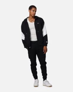 Nike Air Full-Zip Fleece Hoodie Black/White/White -Culture Kings Shop 02051029 YB294 mens 000030