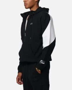 Nike Air Full-Zip Fleece Hoodie Black/White/White -Culture Kings Shop 02051029 YB294 mens 000060