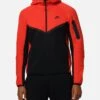 Nike Sportswear Tech Fleece Windrunner Full-Zip Hoodie Jacket Lt Crimson/Black -Culture Kings Shop 02051032 YL287 mens 000010