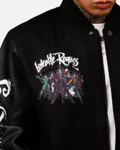 Freeze Max DC Batman Rogues 'Troublemakers' Varsity Jacket Black 17 Freeze Max DC Batman Rogues 'Troublemakers' Varsity Jacket Black -Culture Kings Shop 02051233 YB001 mens 0080