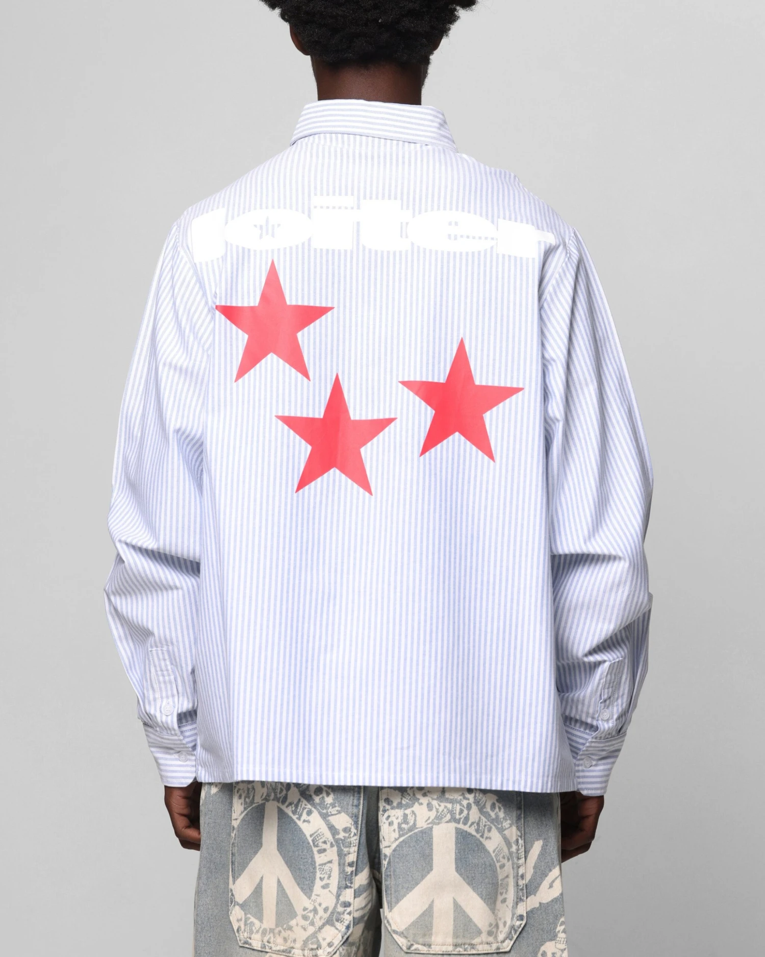 Loiter Solar Button Up Shirt Blue Pin Stripe 3 Loiter Solar Button Up Shirt Blue Pin Stripe