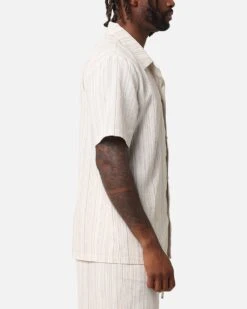 XXIII Alejandro Button Up Shirt Cream/Tan -Culture Kings Shop 02051551 YC620 mens 00040