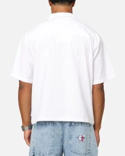 Carre Crane Button Up Shirt White/Light Blue -Culture Kings Shop 02051681 YW652 mens 00030