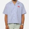 Carre Dice Club Button Up Shirt Pinstripe