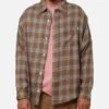 S Double Duty Plaid Long Sleeve Shirt Brown -Culture Kings Shop 02051950 YX300 mens 00010