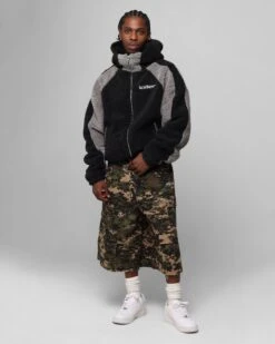 Loiter Speedway Fleece Jacket Black/Grey -Culture Kings Shop 02052117 YB006 mens 00040 2f4209e1 f4e0 4524 b4ba aefa259ef685