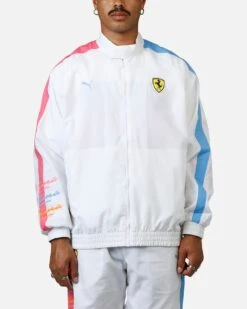 Puma X Scuderia Ferrari Sketches T7 Jacket White