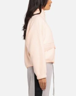 Nike Women's Sportswear Sherpa Jacket Crimson -Culture Kings Shop 02052171 YC700 womens 0040