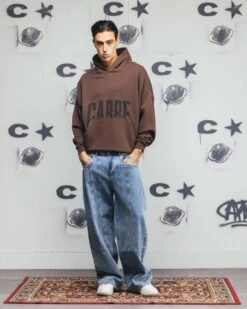 Carre Premium Essentials Hoodie Chocolate -Culture Kings Shop 02052197 YC360 mens 00000040