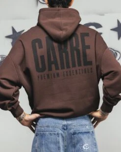 Carre Premium Essentials Hoodie Chocolate -Culture Kings Shop 02052197 YC360 mens 00000070