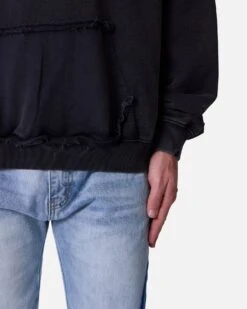 MNML Raw Stitch Hoodie Black -Culture Kings Shop 02052315 YB001 default 0060