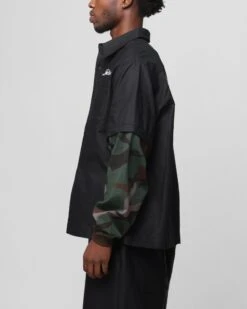 Loiter Art Studio Work Shirt Black/Camo -Culture Kings Shop 02052361 YB031 mens 00060