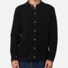 XXIII Zyair Knit Rib Long Sleeve Button Up Shirt Black 2 XXIII Zyair Knit Rib Long Sleeve Button Up Shirt Black -Culture Kings Shop 02052427 YB001 mens 00010
