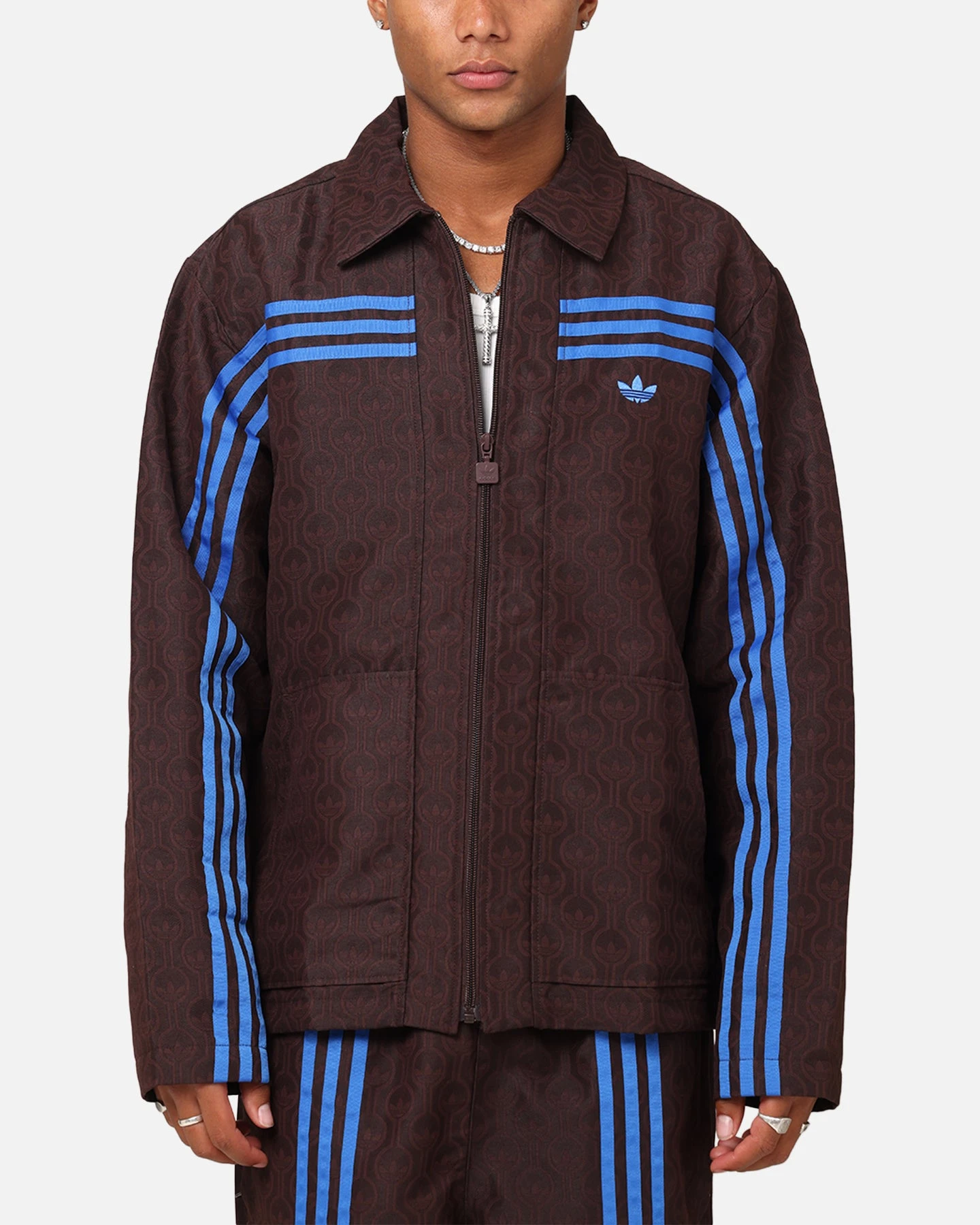 Adidas Originals 70's Club Jacket Brown 3 Adidas Originals 70's Club Jacket Brown