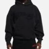 Ed Hardy Distressed Hoodie Black 1 Ed Hardy Distressed Hoodie Black -Culture Kings Shop 02052603 YB001 mens 0010