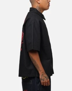 Ed Hardy Dragon Zip Shirt Black -Culture Kings Shop 02052708 YB001 mens 00050