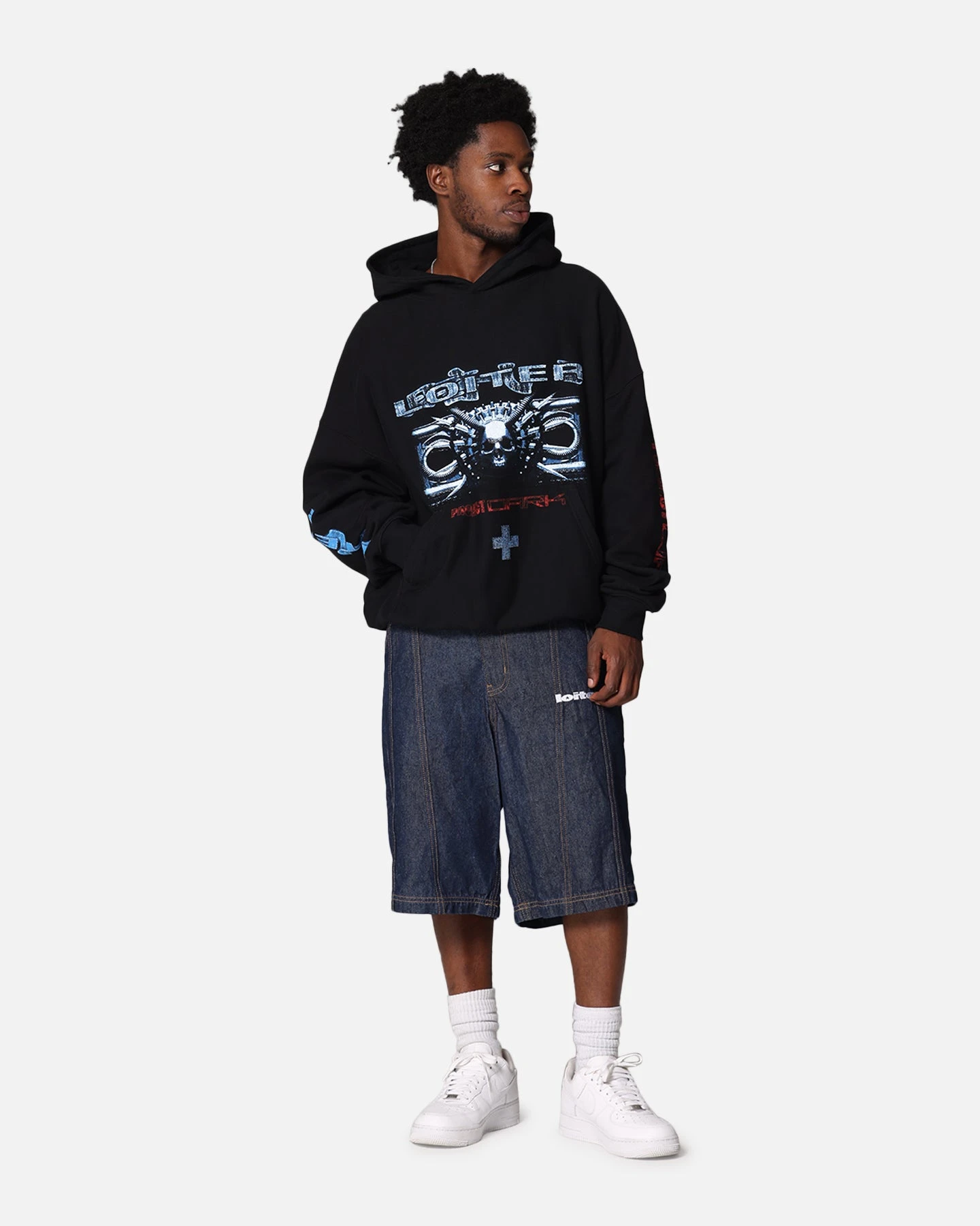 Loiter Void Hoodie Black 4 Loiter Void Hoodie Black - Image 2