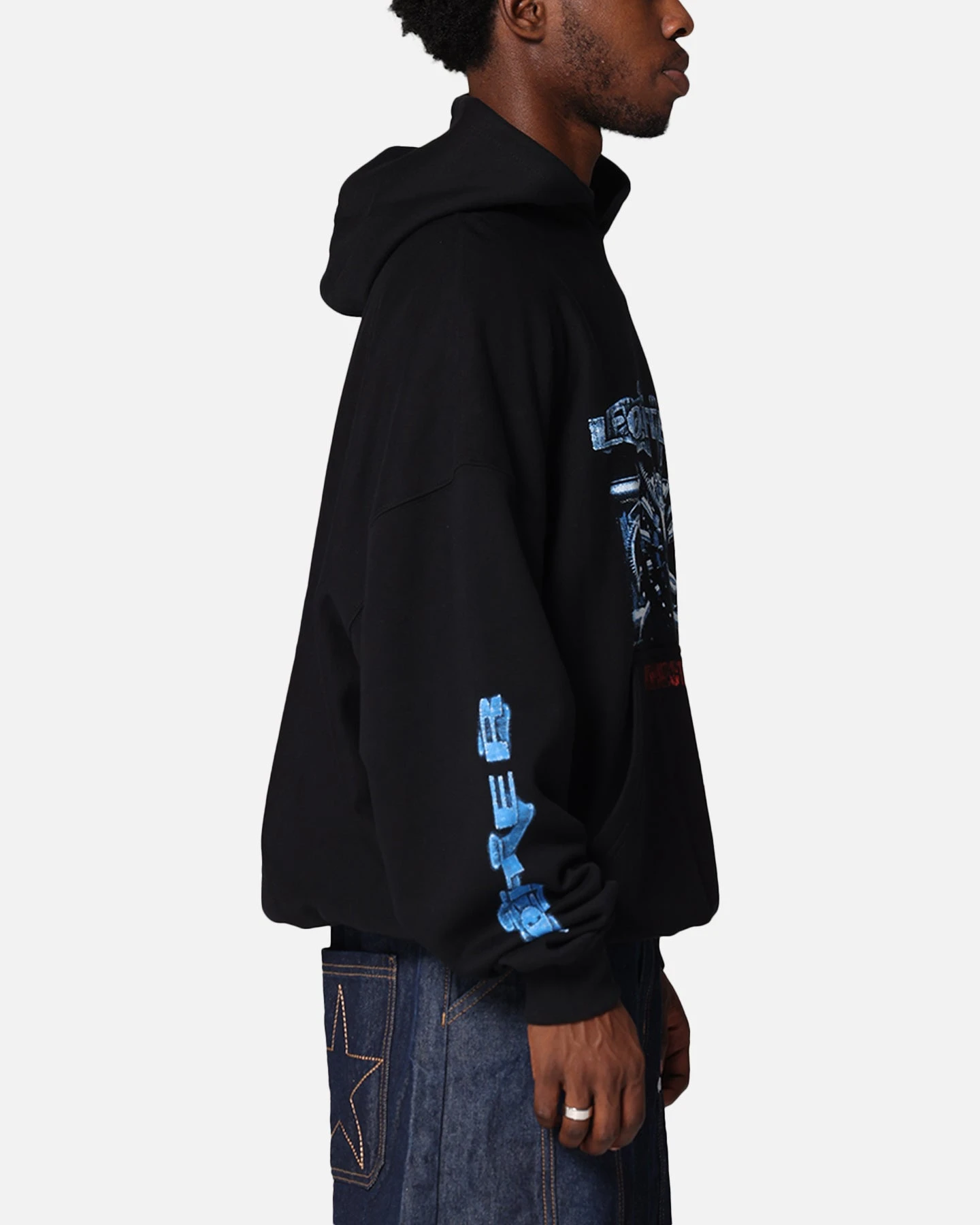 Loiter Void Hoodie Black 6 Loiter Void Hoodie Black - Image 4