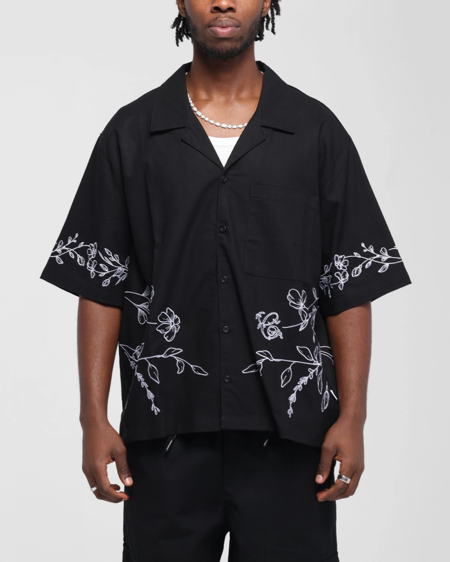 Carre Botanica Button Up Shirt Black 3 Carre Botanica Button Up Shirt Black