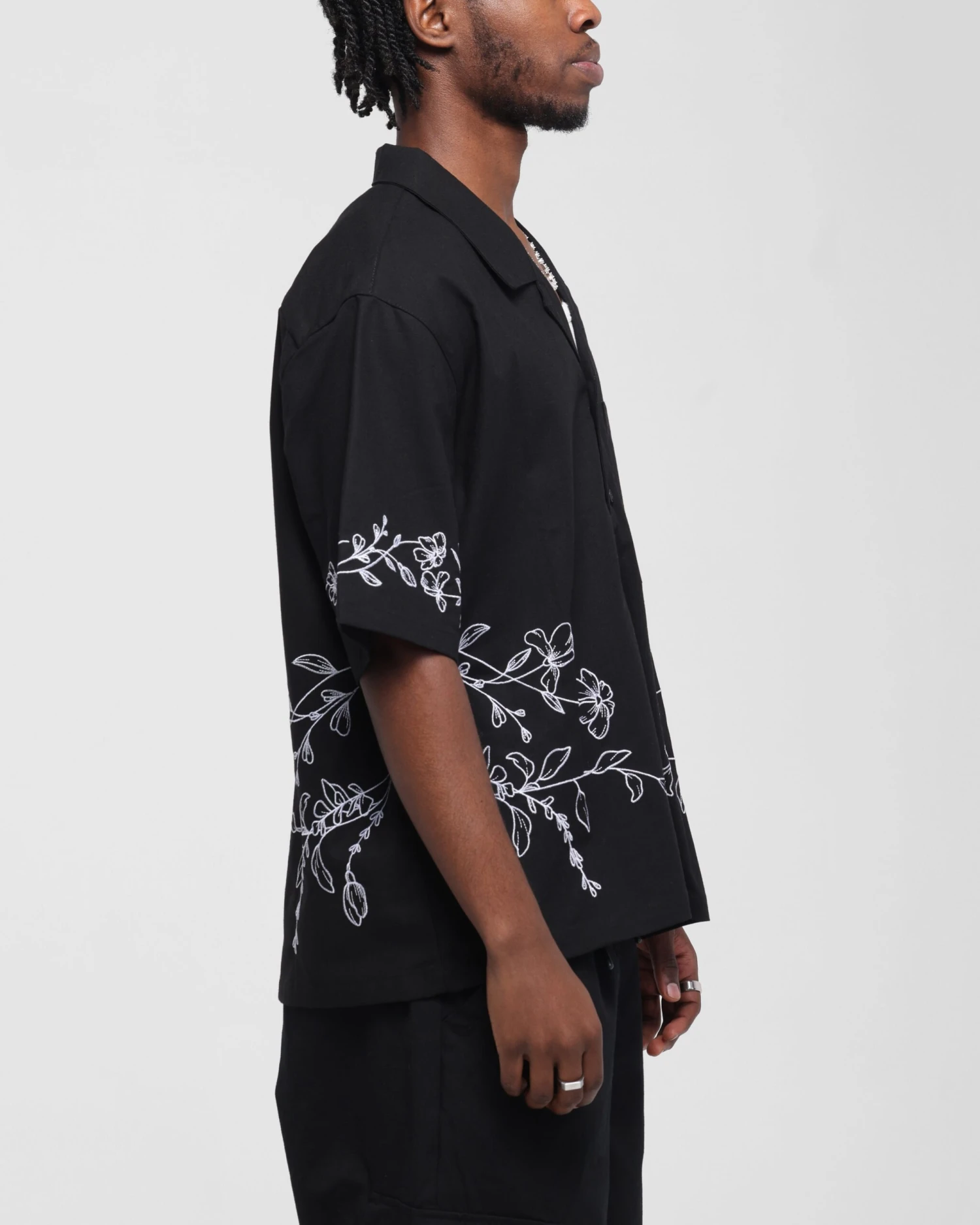 Carre Botanica Button Up Shirt Black 4 Carre Botanica Button Up Shirt Black - Image 2