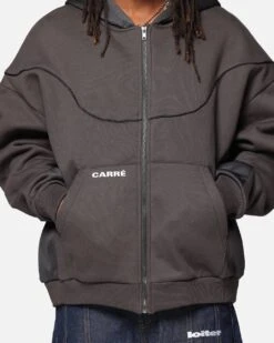 Carre Pipeline Hoodie Grey -Culture Kings Shop 02052993 YQ001 mens 000070