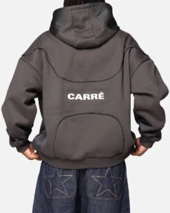 Carre Pipeline Hoodie Grey -Culture Kings Shop 02052993 YQ001 mens 000080