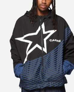 Carre Star Shooter Windbreaker Jacket Black/Blue -Culture Kings Shop 02052994 YB002 mens 000060