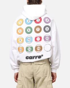 Carre Break Hoodie White
