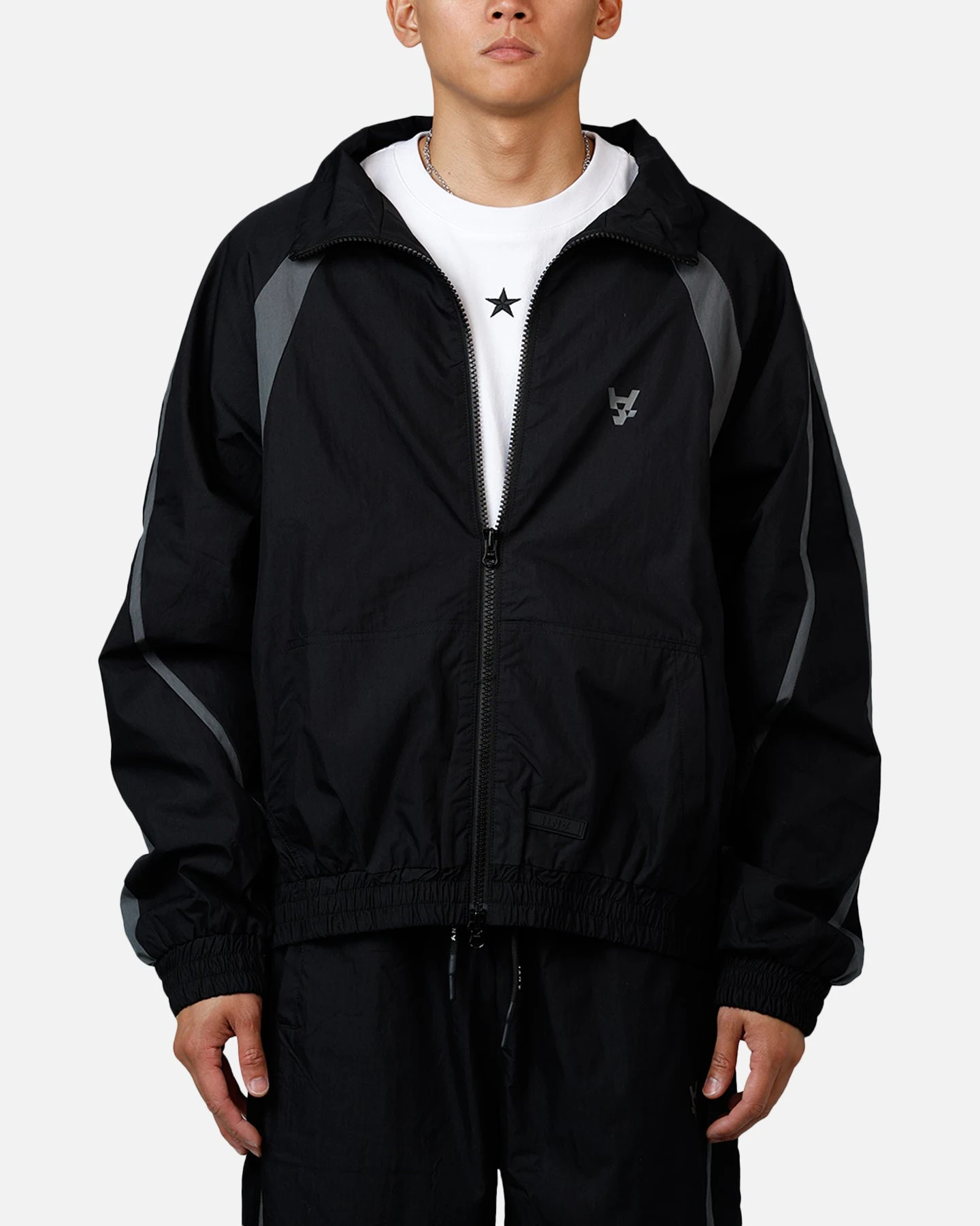 The Anti Order Acolyte Windbreaker Jacket Black/Grey 3 The Anti Order Acolyte Windbreaker Jacket Black/Grey
