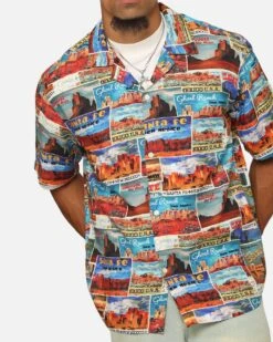 Champion Route 40 Drifter Button Up Shirt Ginger -Culture Kings Shop 02053109 YG060 mens 00060