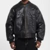 Loiter Tokyo Drift Vegan Leather Jacket Black