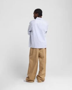 Loiter Chopper Long Sleeve Shirt Blue/White -Culture Kings Shop 02053246 YX095 mens 00040