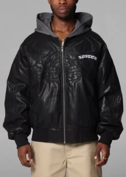 Loiter Star Wars Sith Bomber Jacket Washed Black