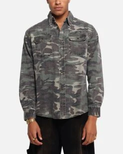 XXIII Slub Overshirt Camo