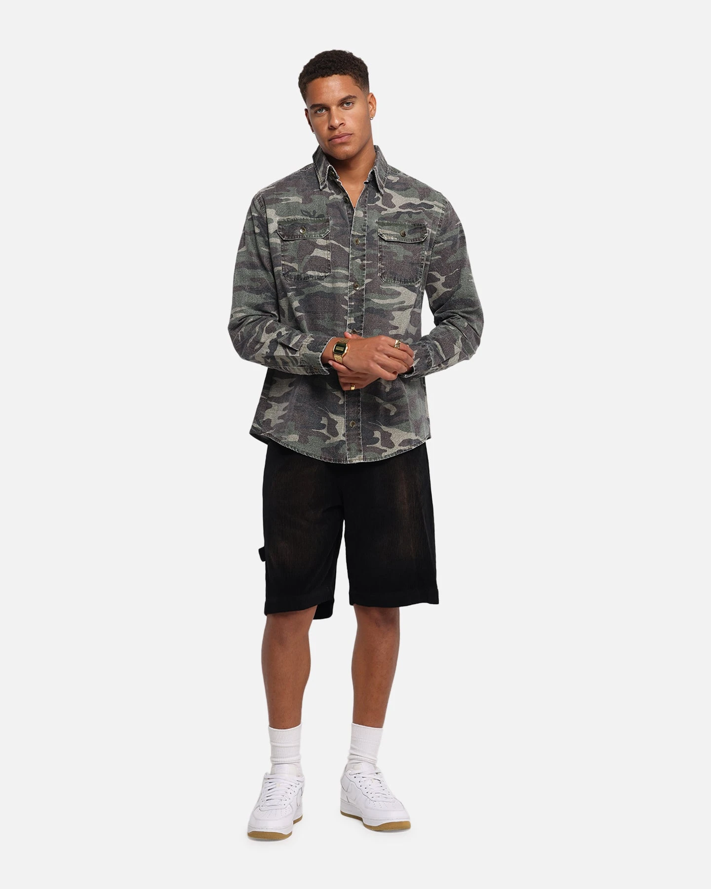 XXIII Slub Overshirt Camo 4 XXIII Slub Overshirt Camo - Image 2