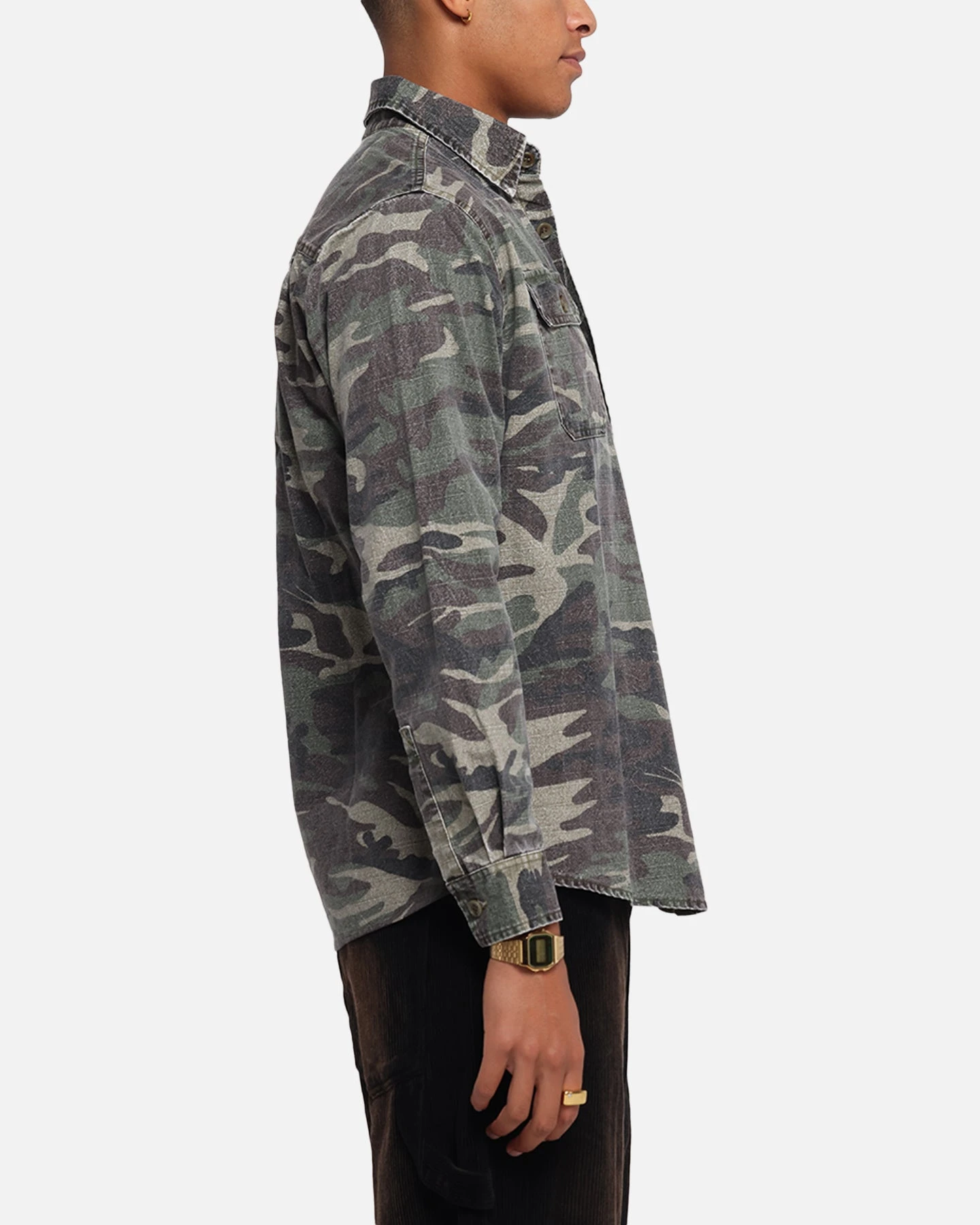 XXIII Slub Overshirt Camo 6 XXIII Slub Overshirt Camo - Image 4