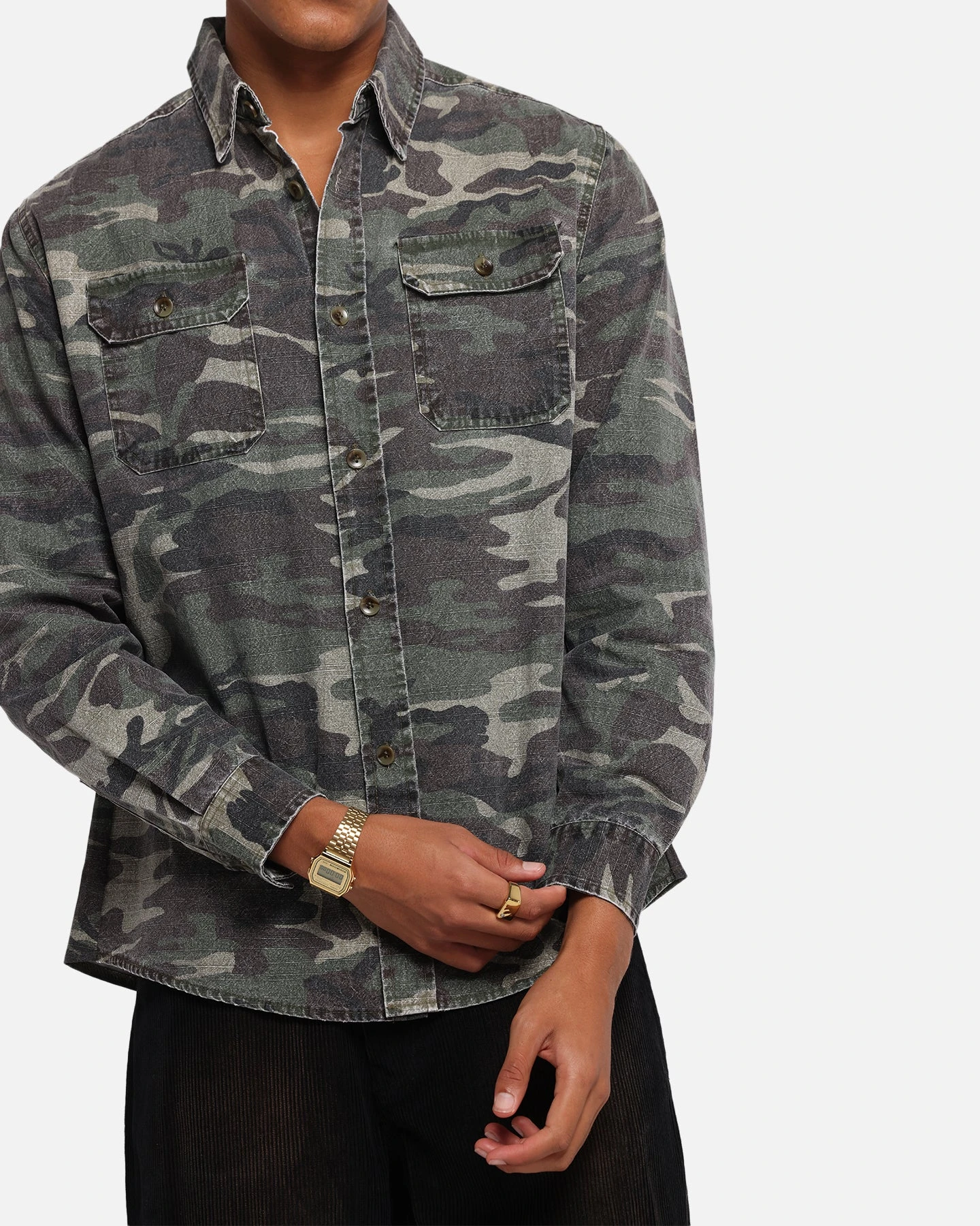 XXIII Slub Overshirt Camo 8 XXIII Slub Overshirt Camo - Image 6