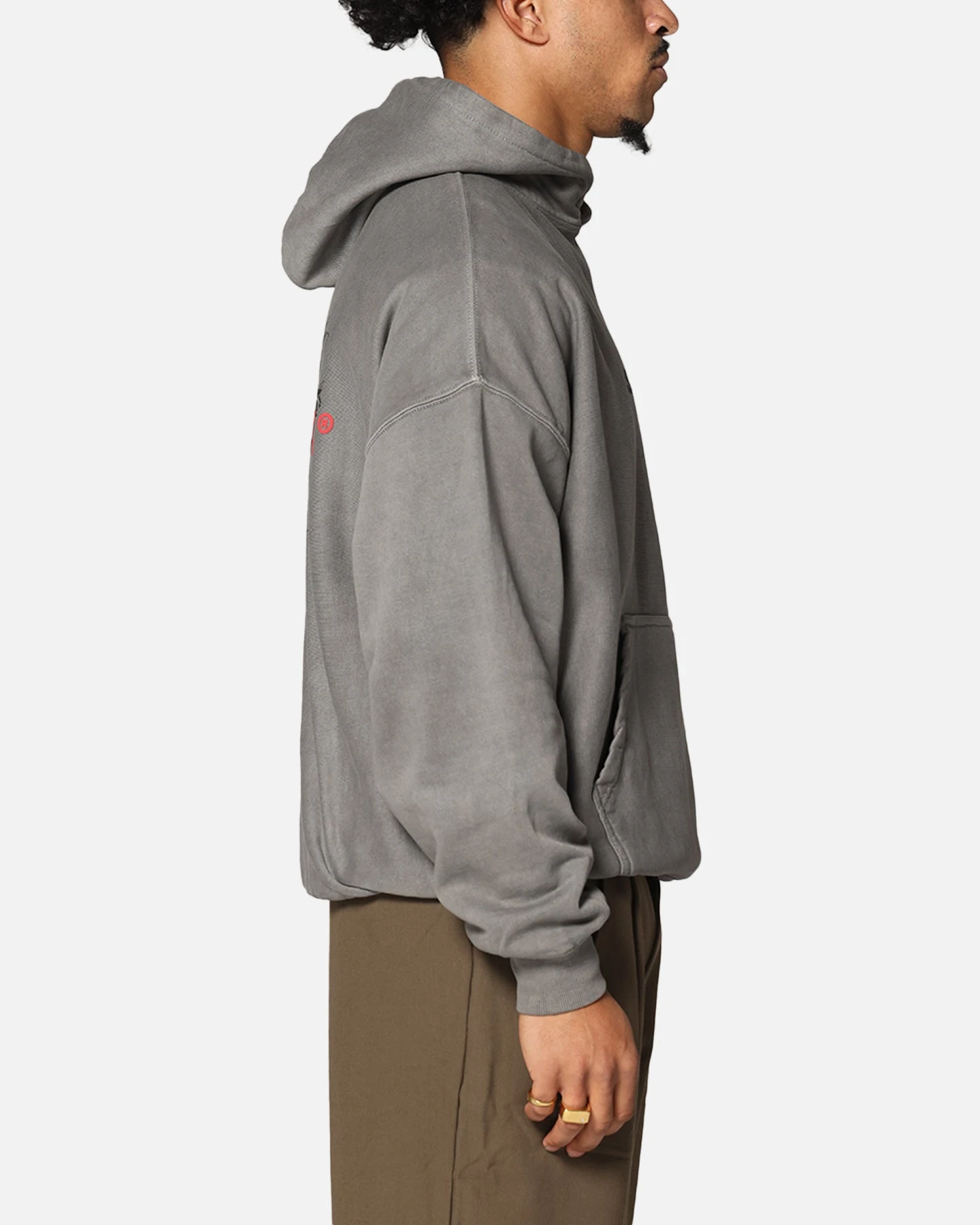 Saint Morta Memoriam Boxy Hoodie Washed Charcoal 7 Saint Morta Memoriam Boxy Hoodie Washed Charcoal - Image 5