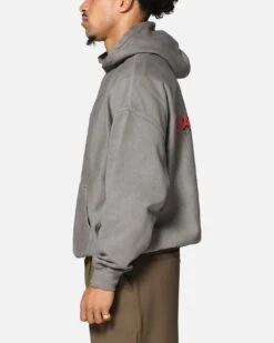 Saint Morta Memoriam Boxy Hoodie Washed Charcoal 15 Saint Morta Memoriam Boxy Hoodie Washed Charcoal -Culture Kings Shop 02053353 YC071 mens 000060