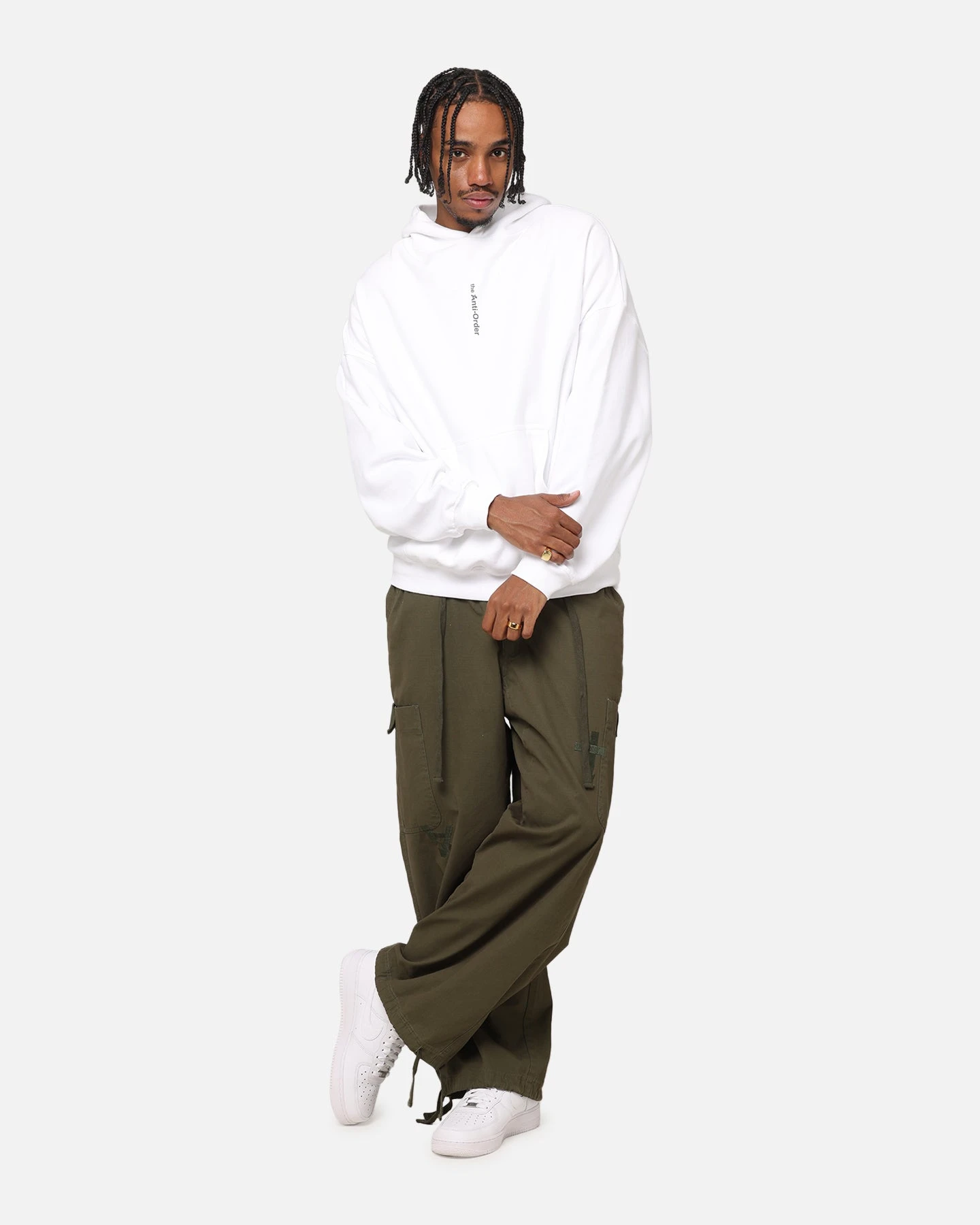 The Anti Order Process Boxy Hoodie White 4 The Anti Order Process Boxy Hoodie White - Image 2