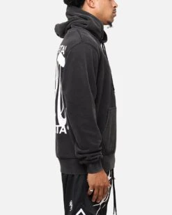 Saint Morta Ye Old Boxy Hoodie Vintage Black -Culture Kings Shop 02053370 YV013 mens 00050