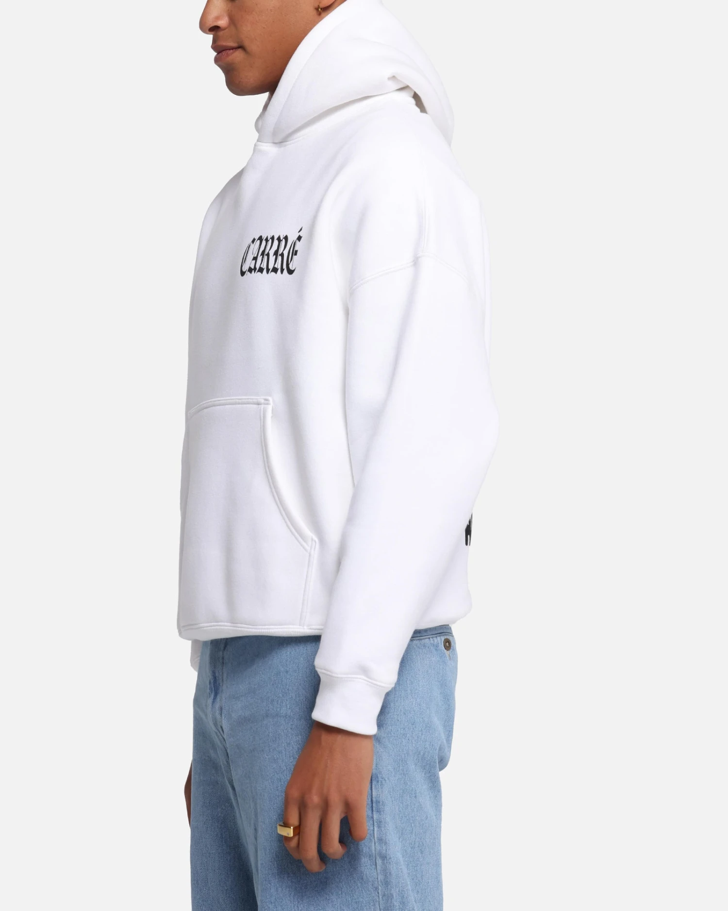 Carre Bulldog Hoodie White 8 Carre Bulldog Hoodie White - Image 6