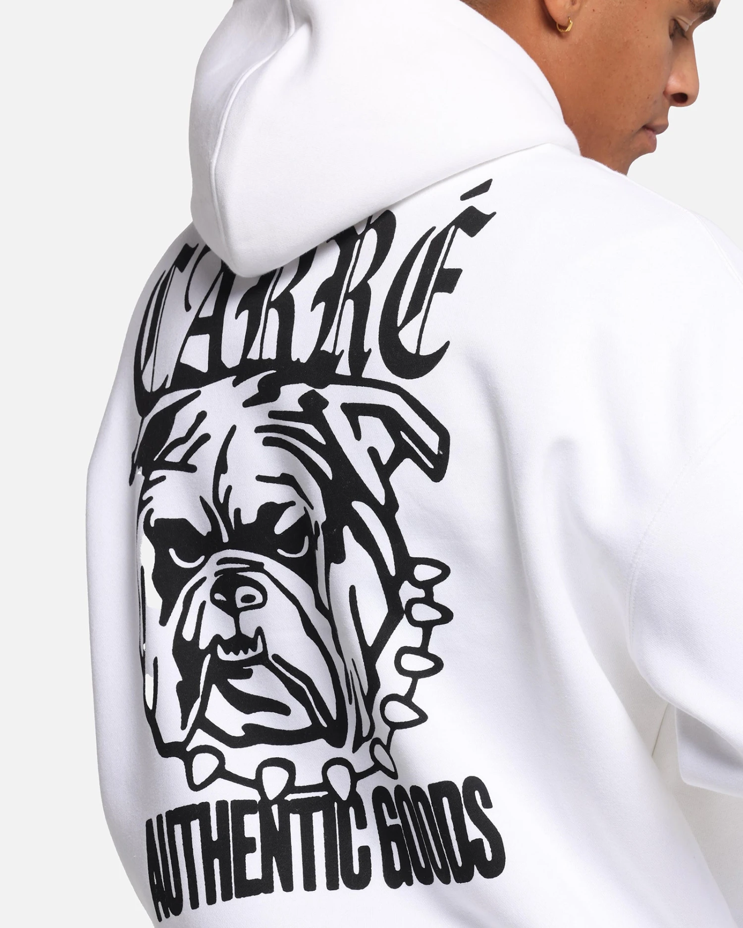 Carre Bulldog Hoodie White 9 Carre Bulldog Hoodie White - Image 7