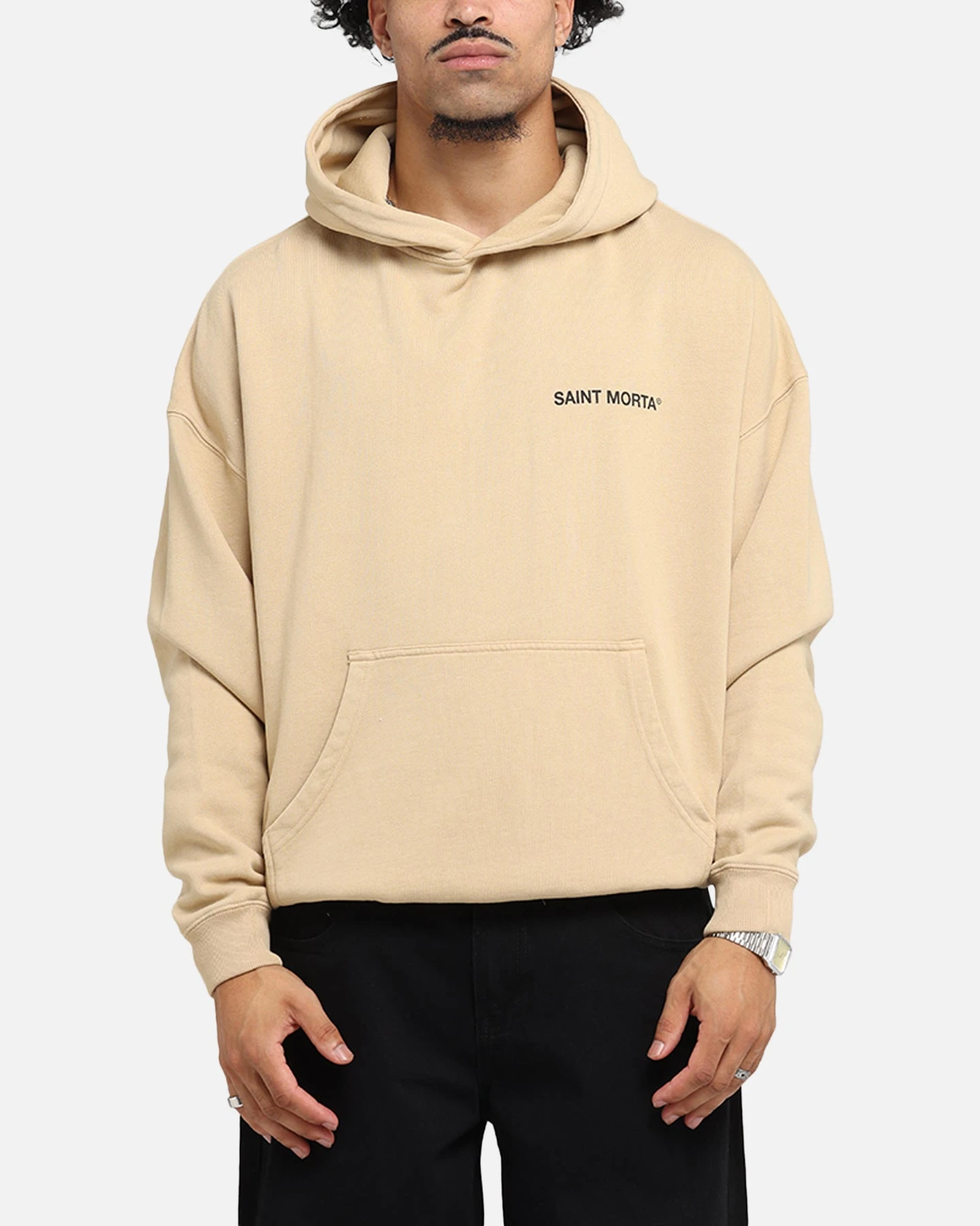 Saint Morta Awakening Boxy Hoodie Stone 4 Saint Morta Awakening Boxy Hoodie Stone - Image 2