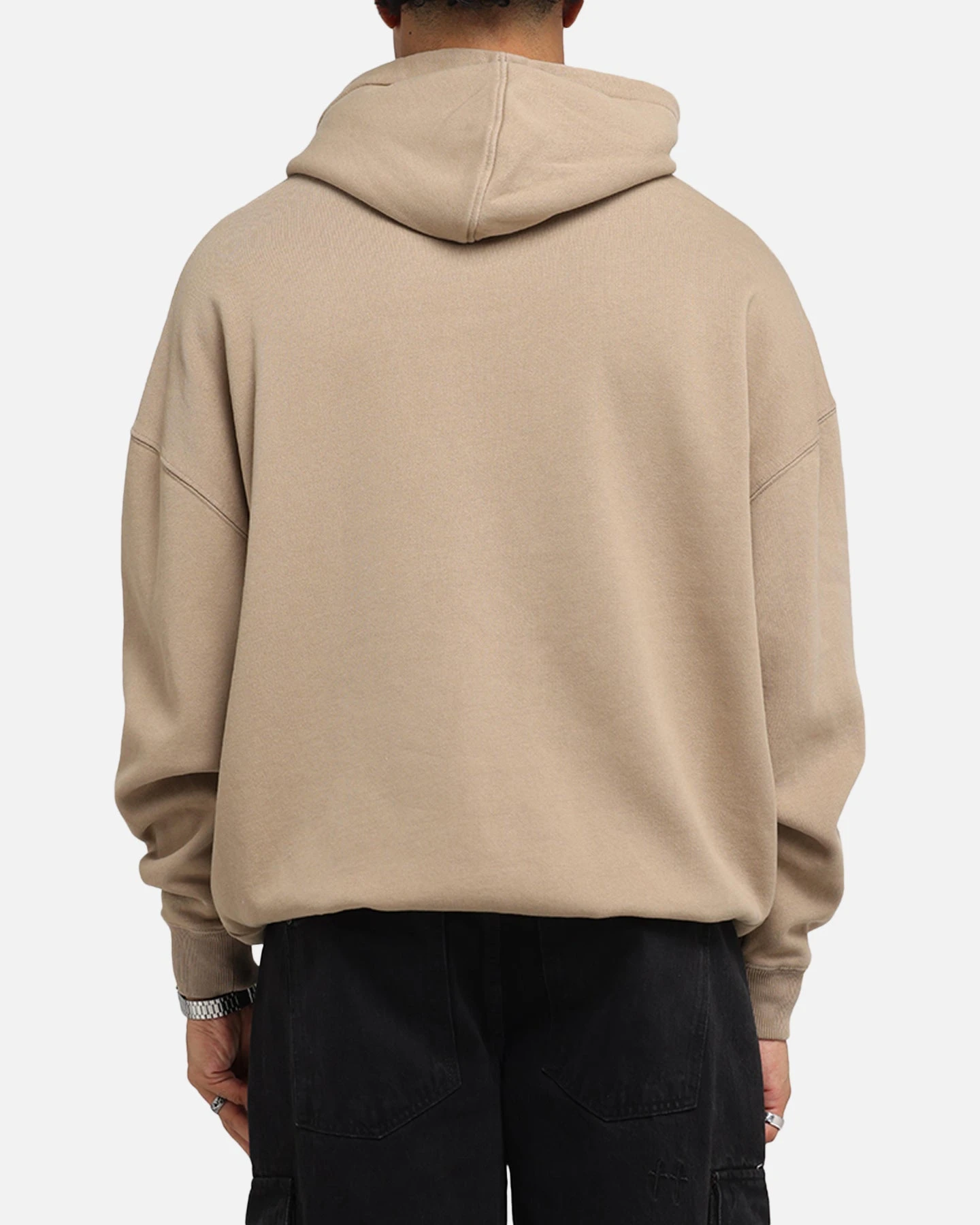 Saint Morta Black Doves Boxy Hoodie Tan 5 Saint Morta Black Doves Boxy Hoodie Tan - Image 3