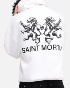 Saint Morta Lover Club Boxy Hoodie White -Culture Kings Shop 02053434 YW100 mens 0070