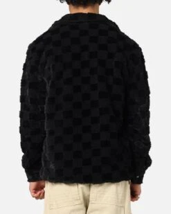 XXIII Checkerboard Fur Jacket Black -Culture Kings Shop 02053662 YB001 mens 000030 48cc7759 9544 4ba2 bf77 9bfe35e1e548