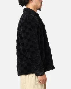 XXIII Checkerboard Fur Jacket Black -Culture Kings Shop 02053662 YB001 mens 000040 d12be45f 6a72 4143 9155 c32219284777
